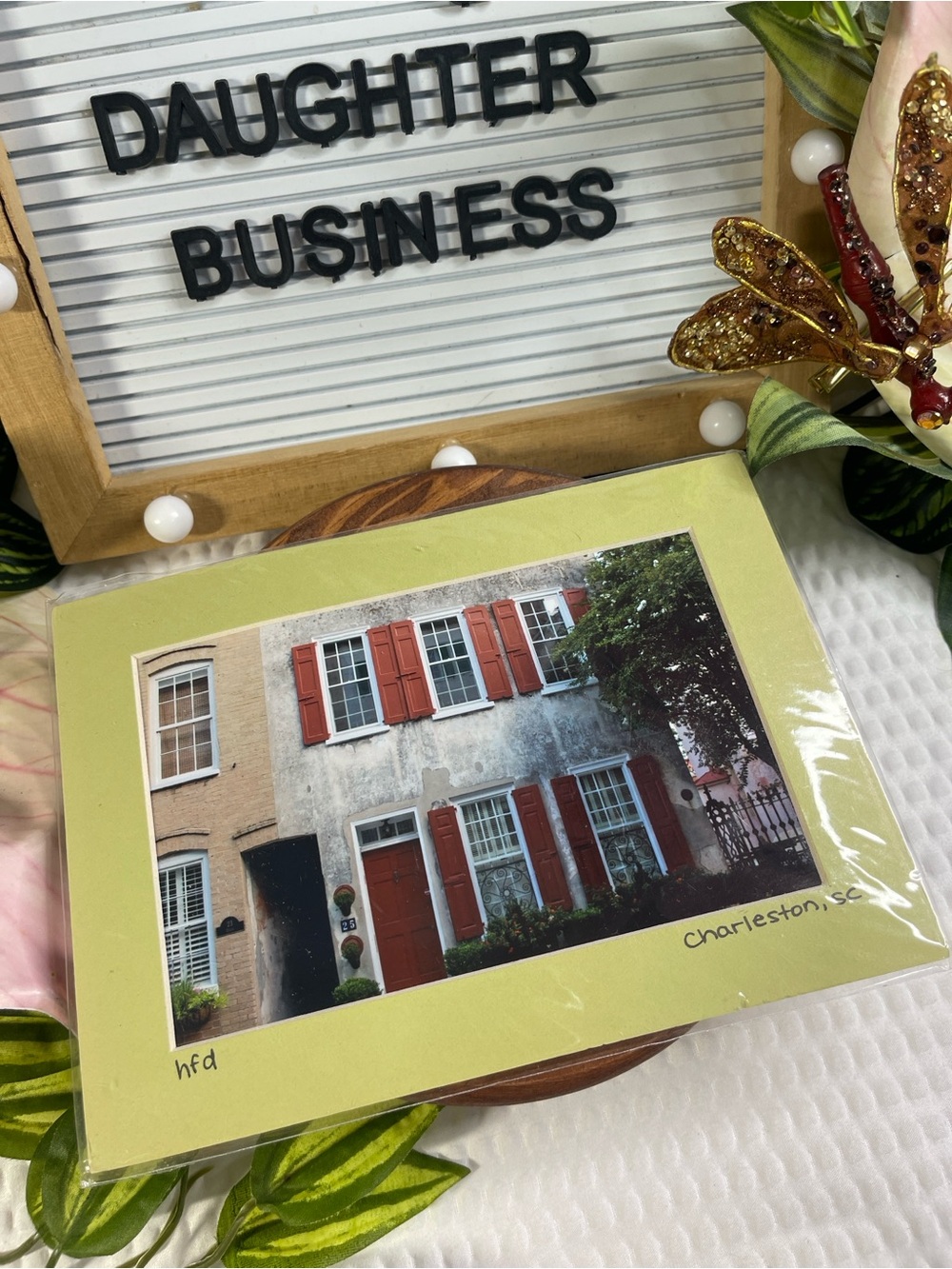 Charleston SC Photography Greeting Card Historic Home Hannah Faith Photo